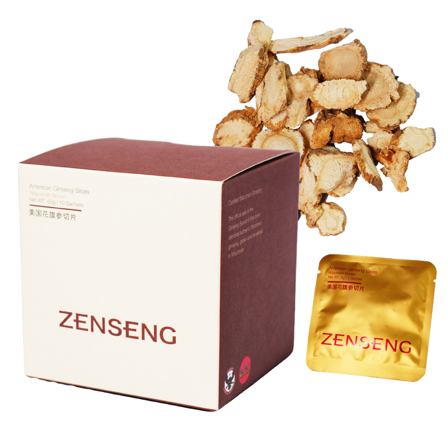 American Ginseng Slice - 10 count