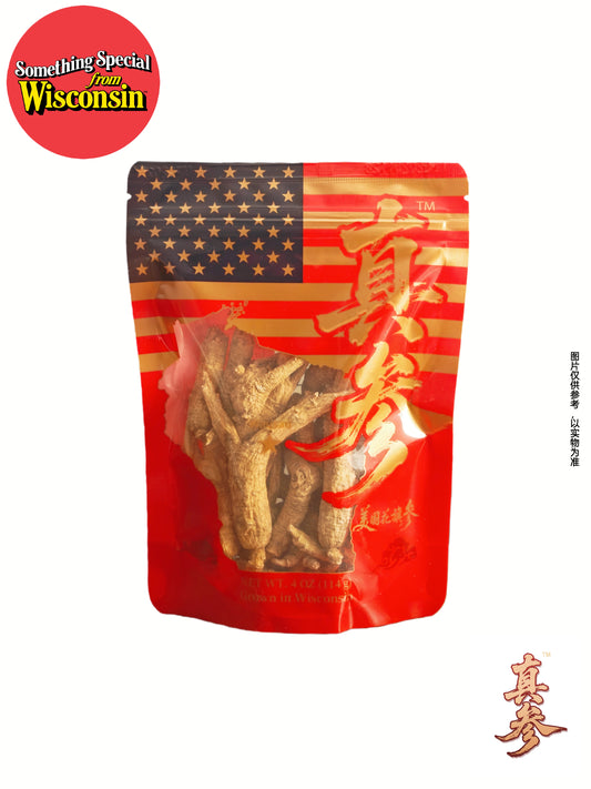 真参 · 三年原枝花旗参 4 oz