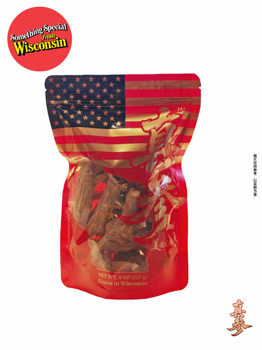 真参 · 五年原枝花旗参 8 oz